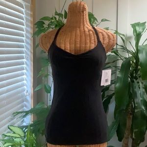 Beyond Yoga Y-open back cami black size Small